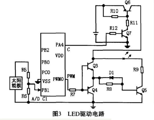 太阳能路灯控制器结构图 电路图 系统框架图